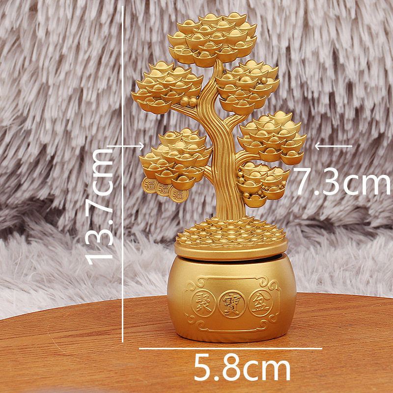 Teacher Yu Recommends the Money Tree, a Rotating Fortune-Attracting Ornament for Home, Living Room, Bar Counter, Shop, and a Wealth-Attracting Tree Decoration Teacher Yu Recommends the Money Tree, a Rotating Fortune-Attracting Ornament for Home, Living Room, Bar Counter, Shop, and a Wealth-Attracting Tree Decoration