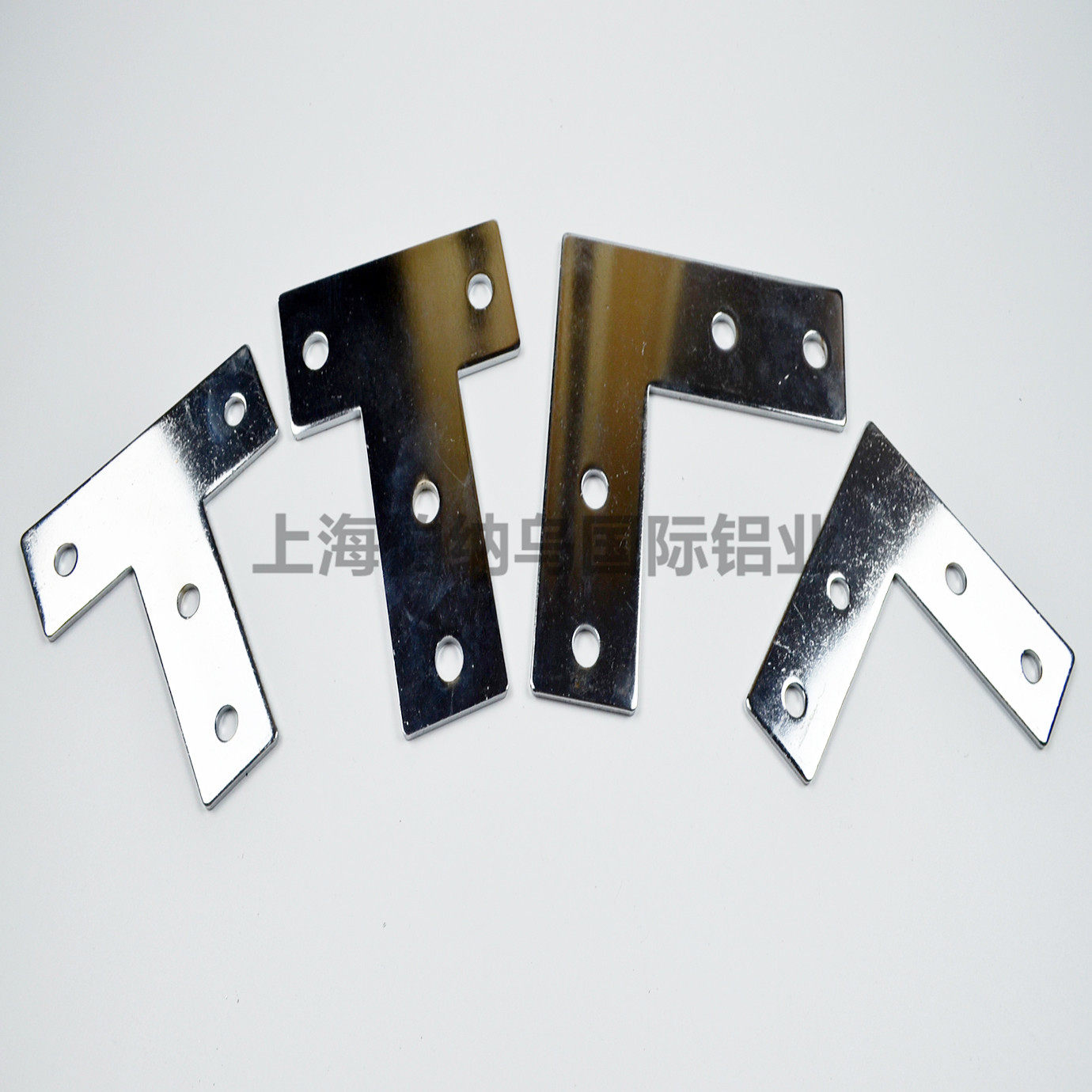 2020 3030 4040L type T-type connecting plate Industrial aluminum extrusion material corner connecting piece right-angle connecting piece