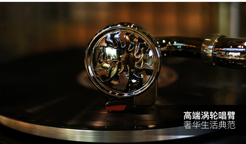 Van Nistel retro phonograph phòng khách loa lớn châu Âu âm thanh cổ 10X vinyl máy ghi âm - Máy hát