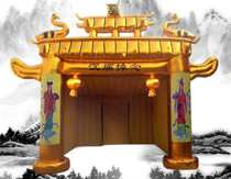 New inflatable mourning shed arch archway tip flat top custom-made funeral inflatable model funeral hall supplies wholesale