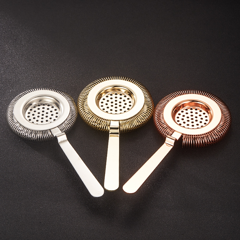 Bar soul ice filter professional stainless steel bartender filter ice separator Hawthorne straine creative filter