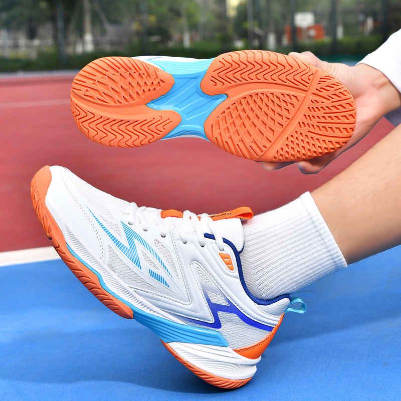 Authentic Volleyball Shoes with Mesh Surface and Rubber Sole, Comprehensive Training Shoes with Soft Sole, Specialized Comfortable Shoes for Volleyball, Size 35
