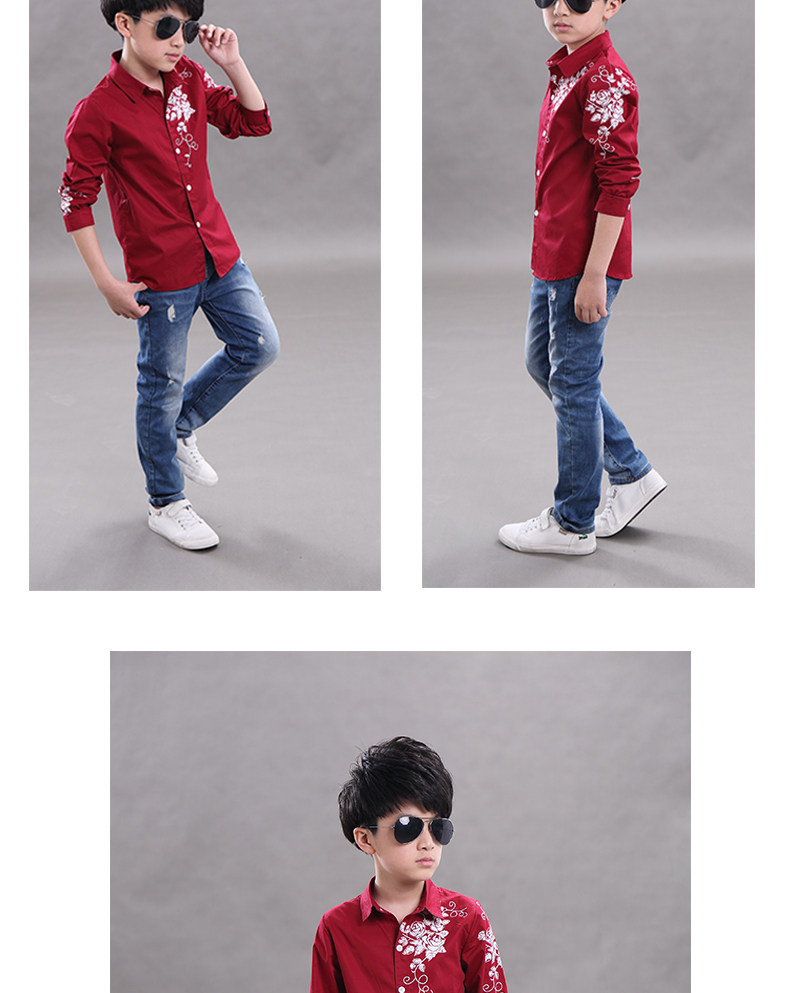 Chemise garcon à manche longue - Ref 2073744 Image 16