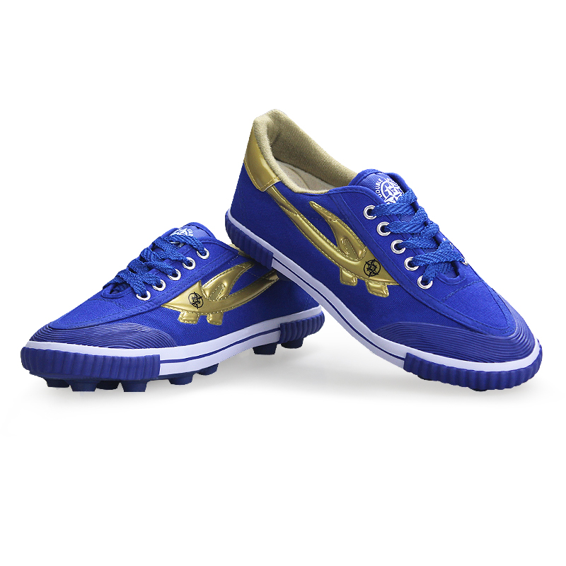 Qingdao Double Star Soccer Shoes Broken Nail Boys and Girls Sports Shoes Canvas Tendon Bottom Red Star Soccer Shoes