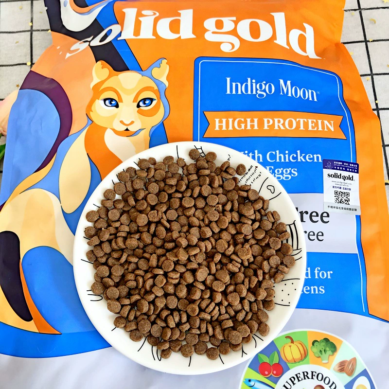 Pai Fei Anti-fake SolidGold Gold Gold Gold Gold Gold Free Gold Chicken Free vào mèo con Thức ăn cho mèo Full 12 lbs. - Cat Staples