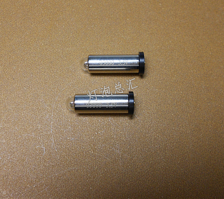 苏州六六视觉YZ6F YZ11D YZ6G 检眼镜灯泡3.5V0.72A 03000 YZ11-D