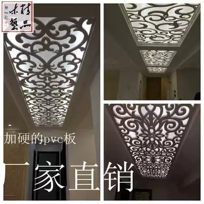 Density board, carved screen, solid wood flower grid, partition, background wall size can be customized
