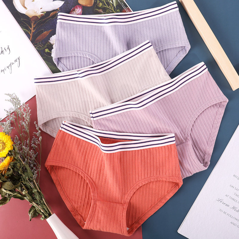 Large size fat MM200 catties high school girl shorts mid-waist cotton trousers junior high school student underwear female cotton antibacterial