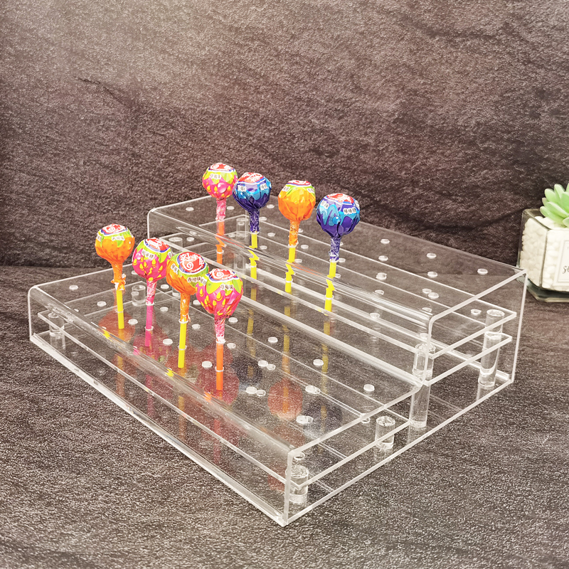 Acrylic Creative Sugar Hyacinth Shelf Multifunction Candy Dessert Display Rack Inserted Sugar Picture Frame Stick Candy Fruit Racks