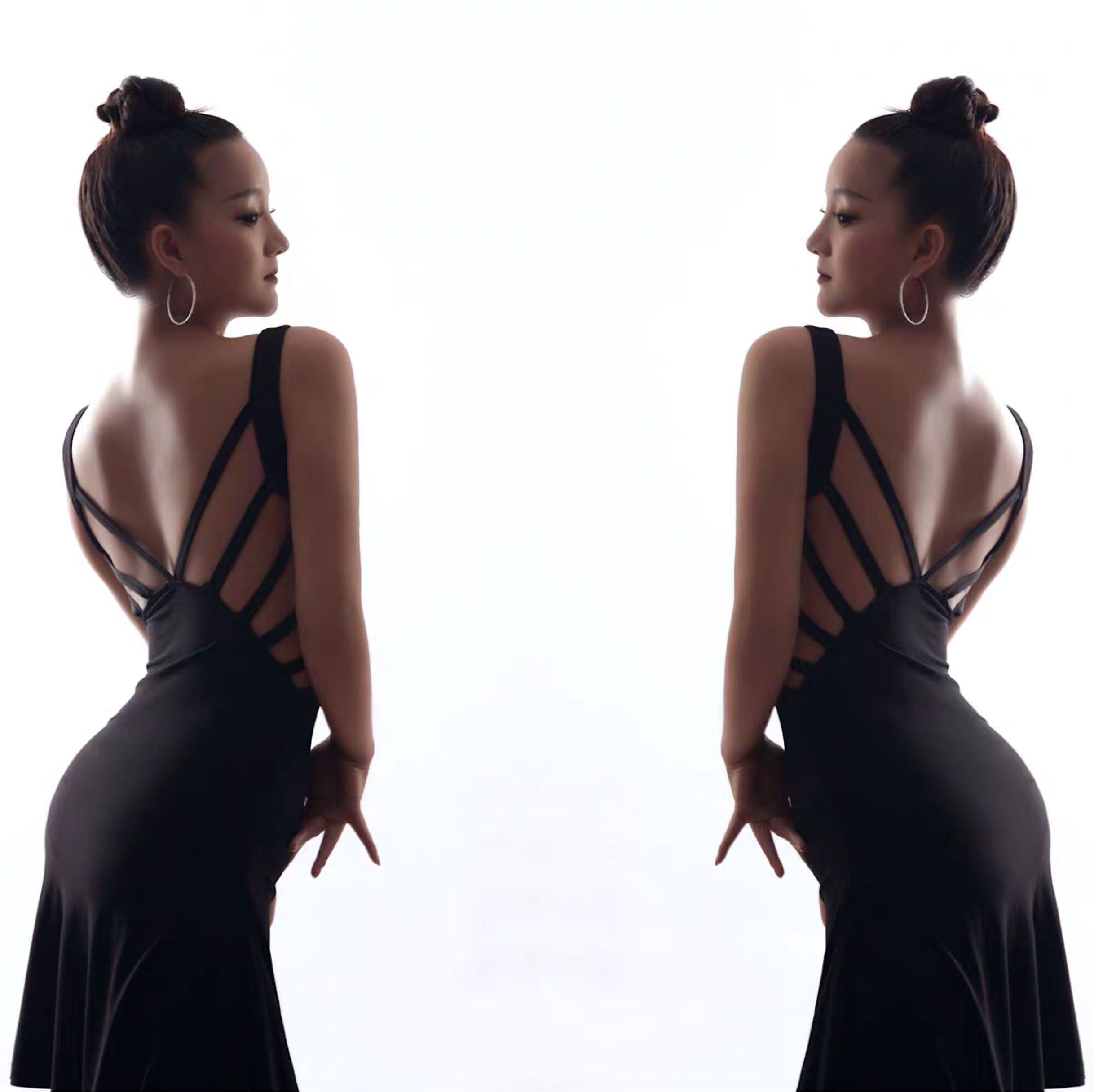 Amanda Dance A37 Adult Lady Lady Lady Lady Lady Lady Backing Latin with chest mat Latin Dance