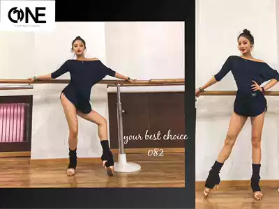Amanda dance suit ONE 082 new Latin dance practice suit modal loose drawstring dress