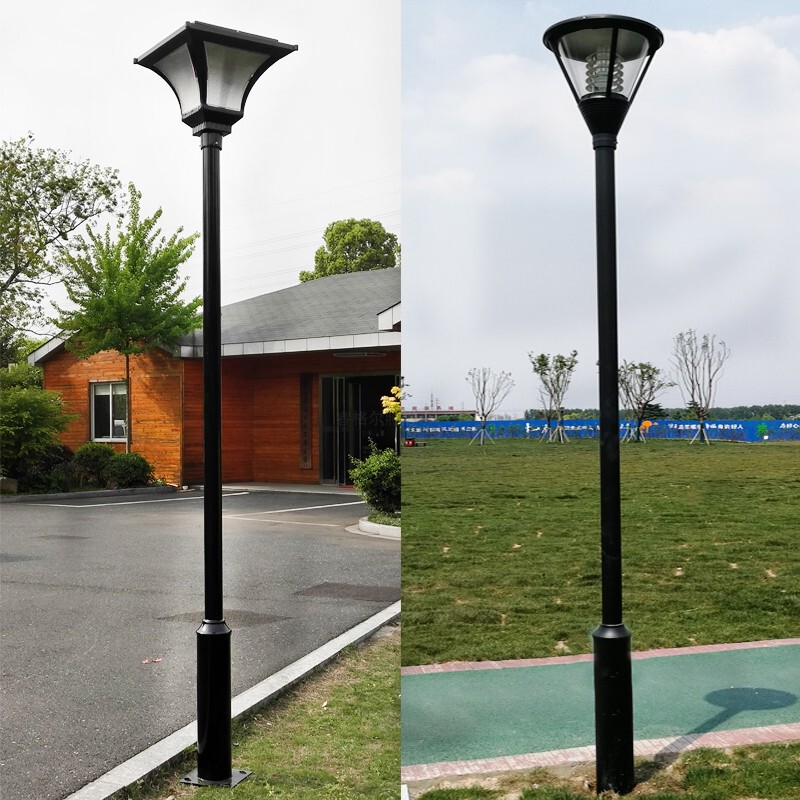 Special Offer Waterproof Simple Garden Light Outdoor 3.35m Led Solar Street Light Community Park Lamp Head Lampshade