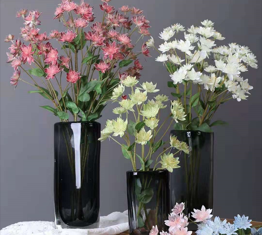 Nordic fashion minimalist TV cabinet table decoration decoration simulation flower fake silk flower fake flower simulation flower decoration - Taobao