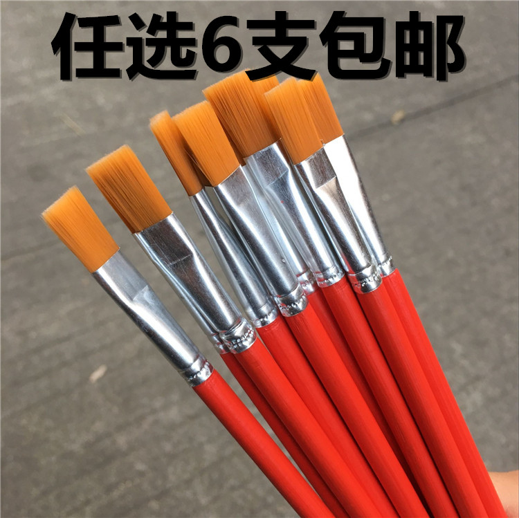 上海红杆油画笔&尼龙毛排笔:艺术家必备,不掉毛的秘密武器!-油画笔-淘宝百科网
