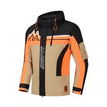 China Li Ning 19FW fashion week series mens loose 90%white goose down medium down jacket AYMP175