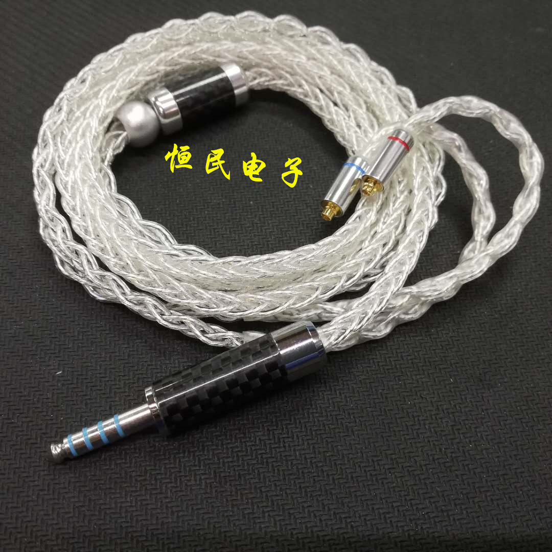 New fever grade 8 shares plus rough silver 2 5 3 5 4 4 0 78MMCX finished line headphones upgrade line