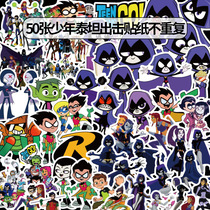 50 junior Titans attack non-repeat removable car motorcycle trolley case cartoon graffiti sticker waterproof sticker