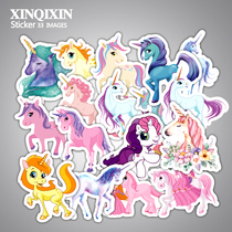 33 unicorn stickers suitcase cartoon laptop sticker guitar skateboard waterproof suitcase sticker