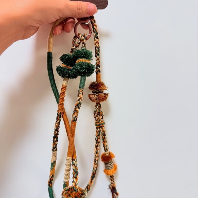 New Chinese Style Melard Other Brands Phone Lanyard Crossbody Long Style National Style Pure Handmade Weaving New Chinese Style Melard Other Brands Phone Lanyard Crossbody Long Style National Style Pure Handmade Weaving