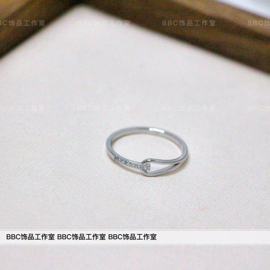 [Non-Fading] Personalized Ins-Style High-Appearance Titanium Steel Rupert's Tears Cross Zircon-Inlaid Ring