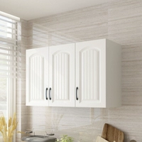 Высокий 60 длиной 90 глубины 30 см три двери три белых.