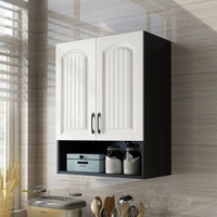 Высокий 80 длиной 60 глубиной 30 см двойной двери имеет нижние черные грецкие орехи