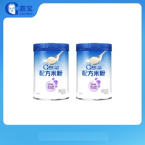 2罐【嘉宝】水解蛋白益生菌高铁米粉