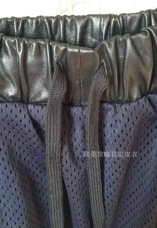 Pantalon cuir homme droit pour printemps - Ref 1491204 Image 14