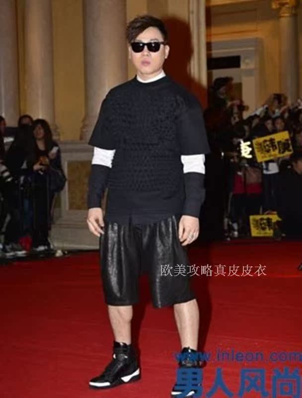 Pantalon cuir homme droit pour printemps - Ref 1491204 Image 8