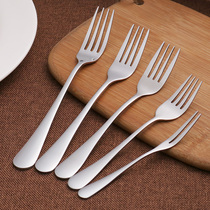 Meal fork thickened stainless steel fork Western dining cutlery main dining fork Home Children Fork Sweet Pitchfork Fruit Fork Small Fork