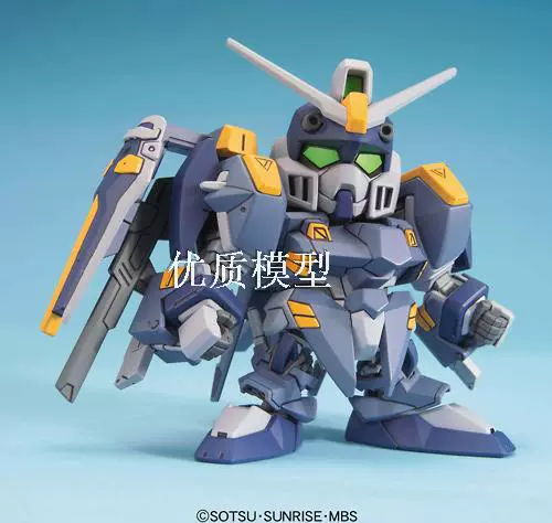 Spot Bandai Gundam Mô hình BB Warrior Mô hình SD Azure Duel Gundam thành phẩm màu OEM - Gundam / Mech Model / Robot / Transformers
