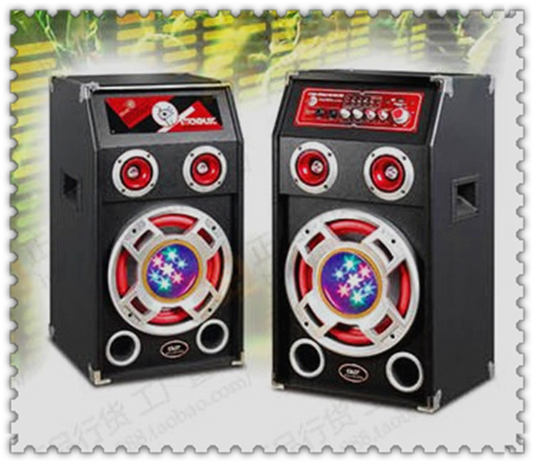 High-Quality Stage Horn Piezoelectric Tweeter Subwoofer Amplifier Ktv Audio High-Pitched Speaker Flashing Light Tweeter