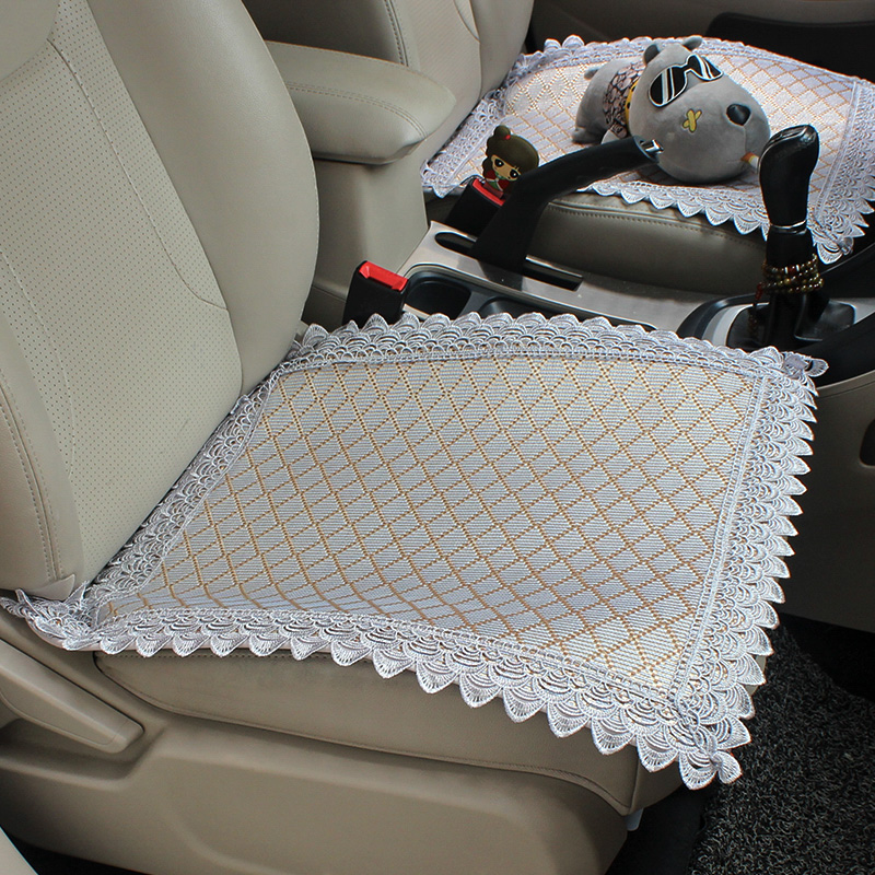 Summer Car Cushion Ice Silk Three Sets No Backrest Universal Single Sheet Cool Mat Summer Cool Rear Car Cushion
