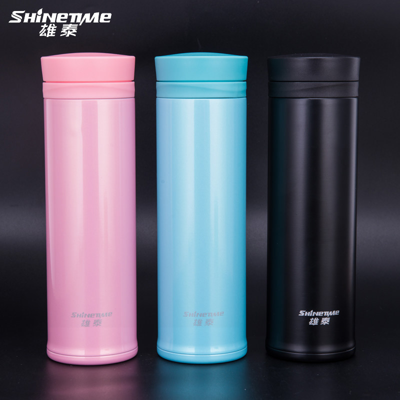 Xiongtai thermos cup fashion men and women vacuum stainless steel water cup couple students children portable tea cup