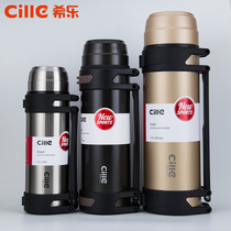 Xile fashion colorful stainless steel vacuum insulation pot large capacity travel pot outdoor sports insulation cold pot