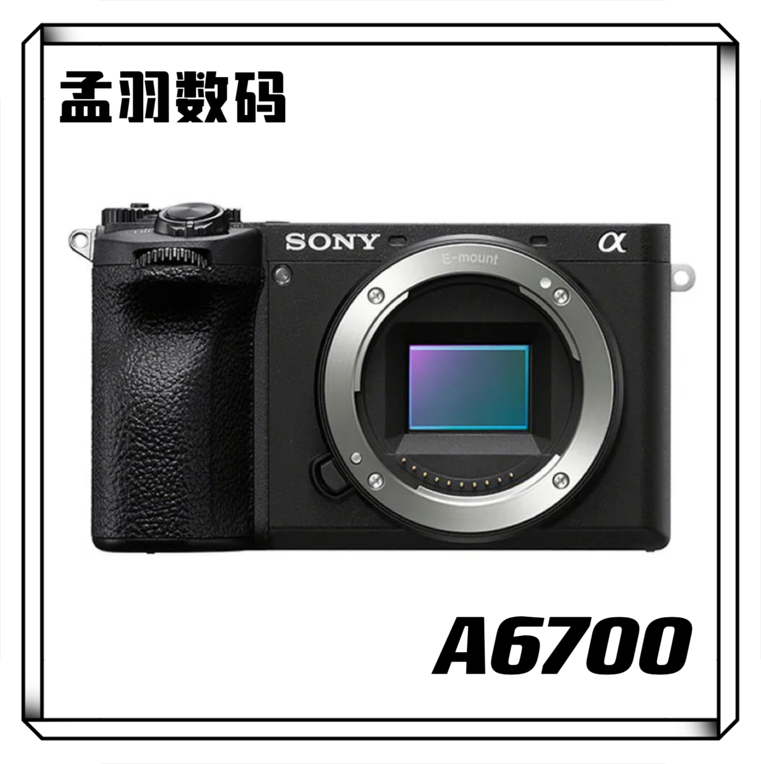 99/95NEW ONLY BODY Sony A6700 vlog mirrorless live broadcast selfie 4K digital mirrorless camera