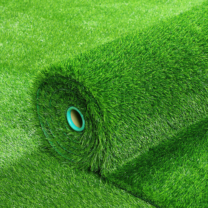 Lawn Mat Engineering Containment Fake Grass Green Manmade Artificial Turf Outdoor Emulation Decorated Carpet Plastic Green Plant