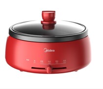 Midea electric hot pot home separation type electric pot cooking pot can be split dormitory student stir-frying pan multi-functional