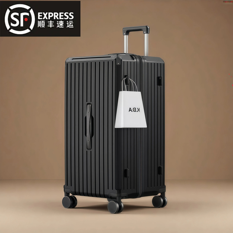 Large Capacity Suitcase 28inch Travel Suitcase 30inch Trolley Case with Universal Wheels for Students Living on Campus, Password Lock, Explosion-Proof Zipper Case