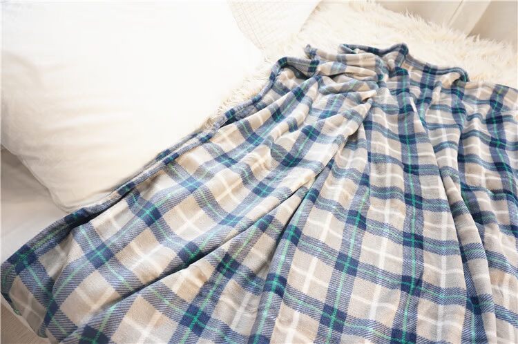 Xuất nhỏ in flannel chăn thường văn phòng ăn trưa ngủ trưa chăn nhung san hô sofa chăn che chăn đơn - Ném / Chăn chăn nỉ dày mùa đông
