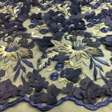 Шифоновая кружевная наклейка, ткань, кружевное свадебное платье, с вышивкой