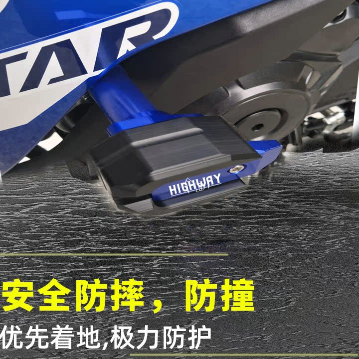 Applicable Honda CBR1000RR 08-13-17-18 years anti-fall ball CNC modified body protection anti-scraping flower