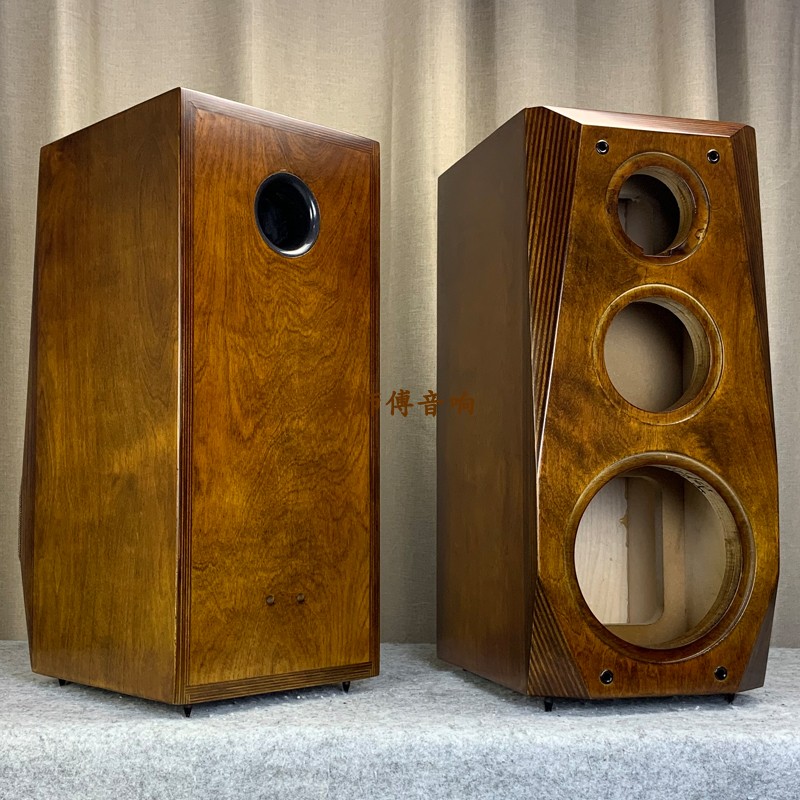 Customized 6 5 inch 8 inch solid wood tri - frequency inch inch hollow box Home HiFi Home Theater Main speaker