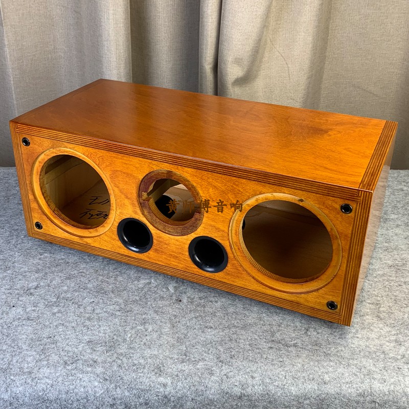 DIY custom double 5 inch 6 inch 8 inch home theater dumbbell type solid wood center speaker imported birch plywood