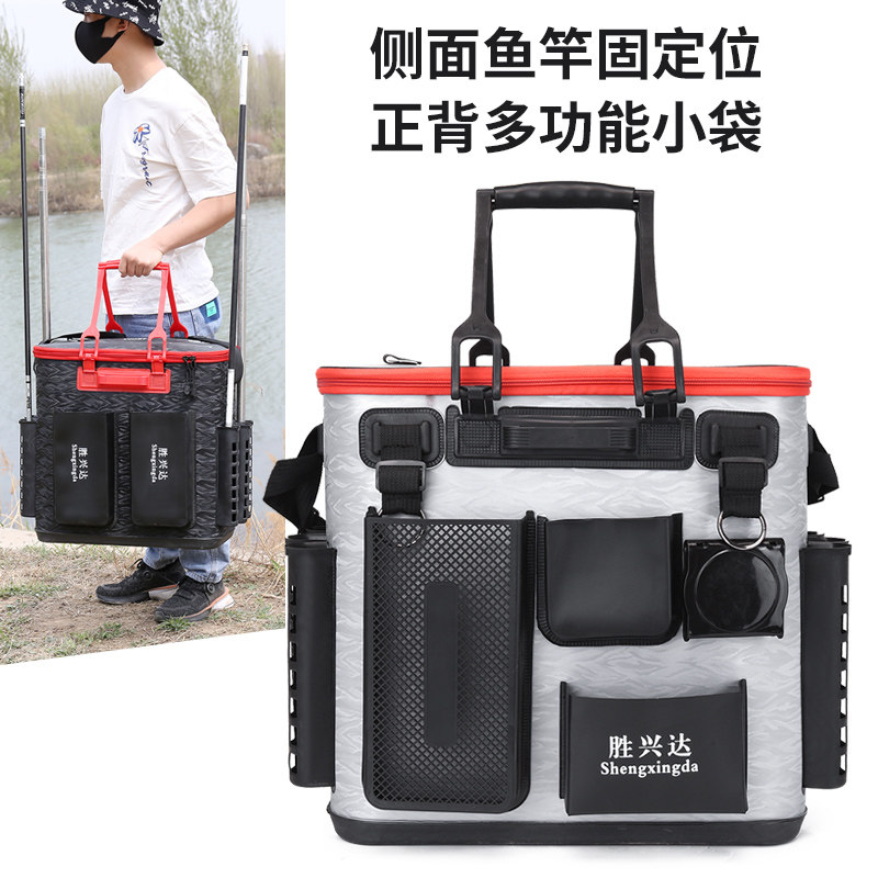 Eva loaded fish hard shell one bucket outdoor bucket thickened and enlarged live fish bucket