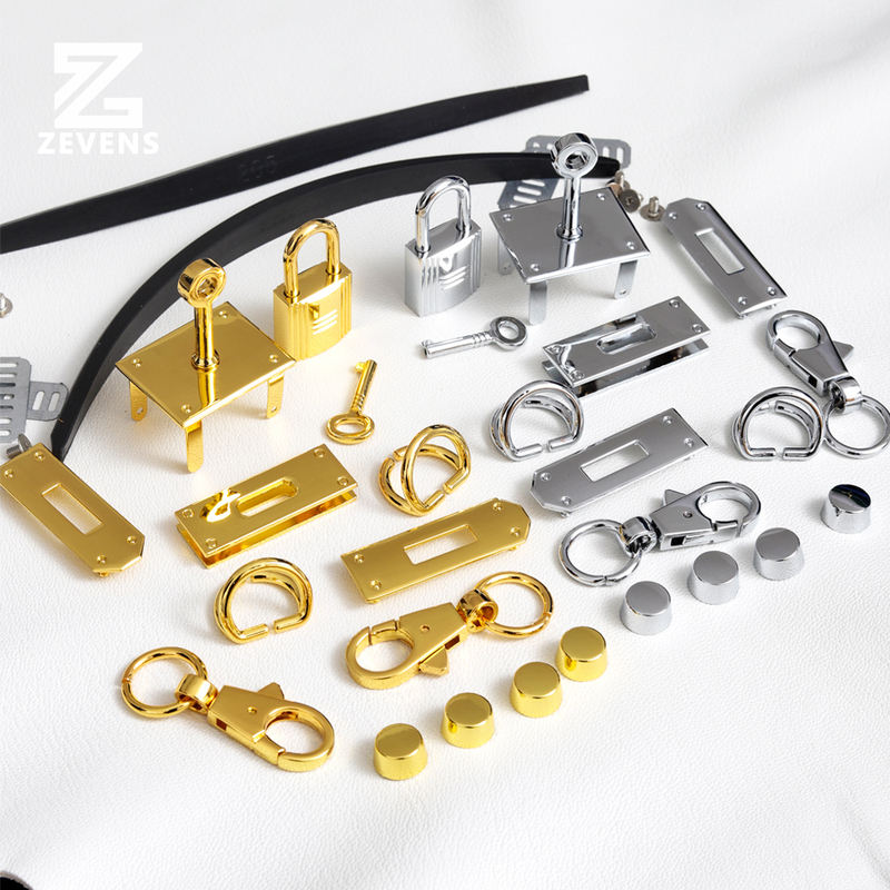 Kelly Bag Hardware Accessories Complete Set, Complete Range of Models, Handmade DIY Leather, Zinc Alloy Material