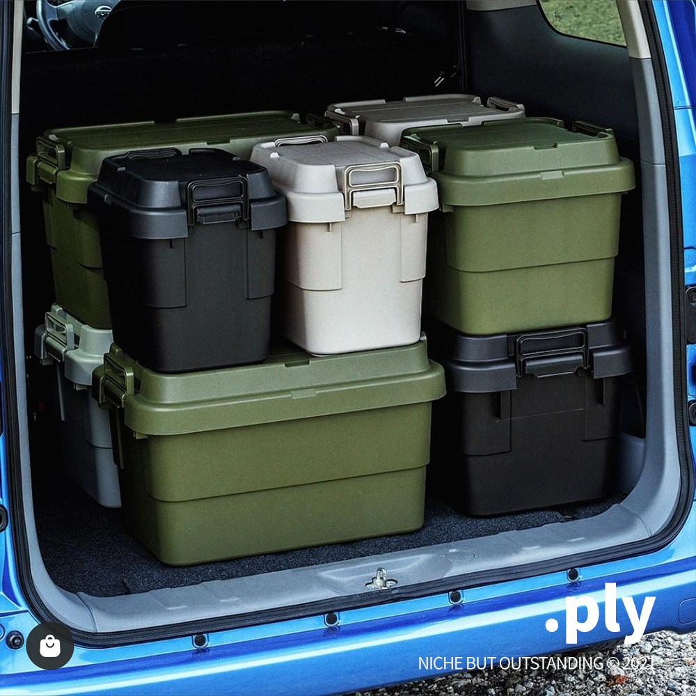 On-board Camping containing box trunk plastic trunk Outdoor waterproof Non-Japanese risu No Inprint Good Dod