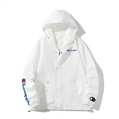 Autumn and winter luminous luminous jacket men and women couples tide brand pedestrian jacket loose Korean version of the trend thin baseball uniform