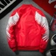 Mùa thu và mùa đông dày áo khoác bomber nam và nữ thủy triều áo khoác cotton trùm đầu phù hợp với những người yêu thích không khí thêu đồng phục bóng chày đồ đôi nam nữ đẹp