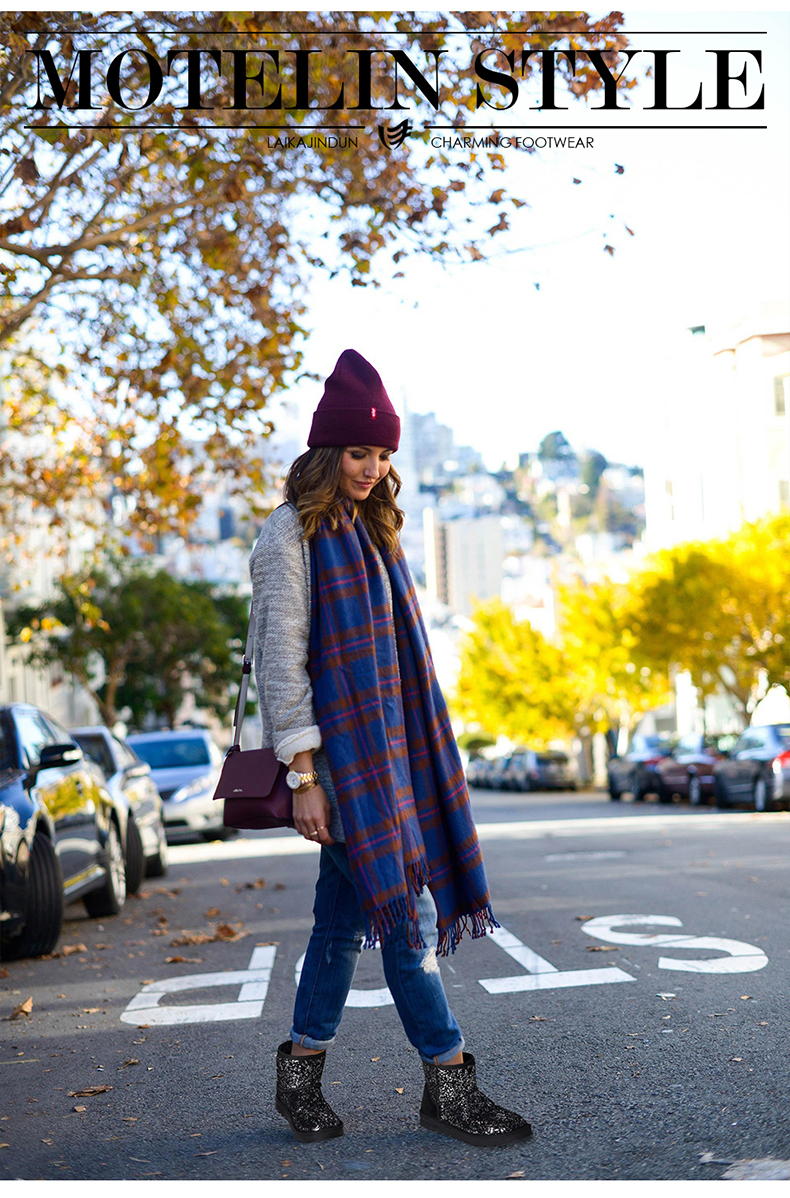 Bottes hiver pour femme en TPR  - Ref 3246841 Image 7